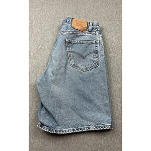 Levi's 550 Relaxed Fit Jean Shorts Mens‎ 36 Baggy 10.5" Inseam *STAINS*